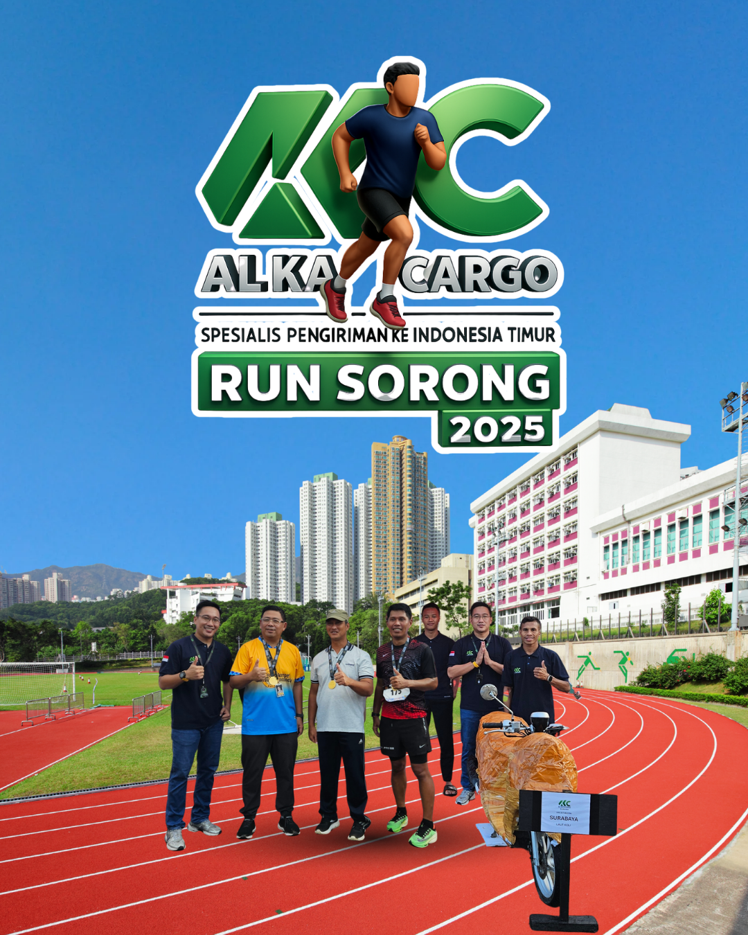 Al Kafii Cargo Dukung Aimzone Fest Run Sorong 2025: Langkah Bersama untuk Semangat Papua