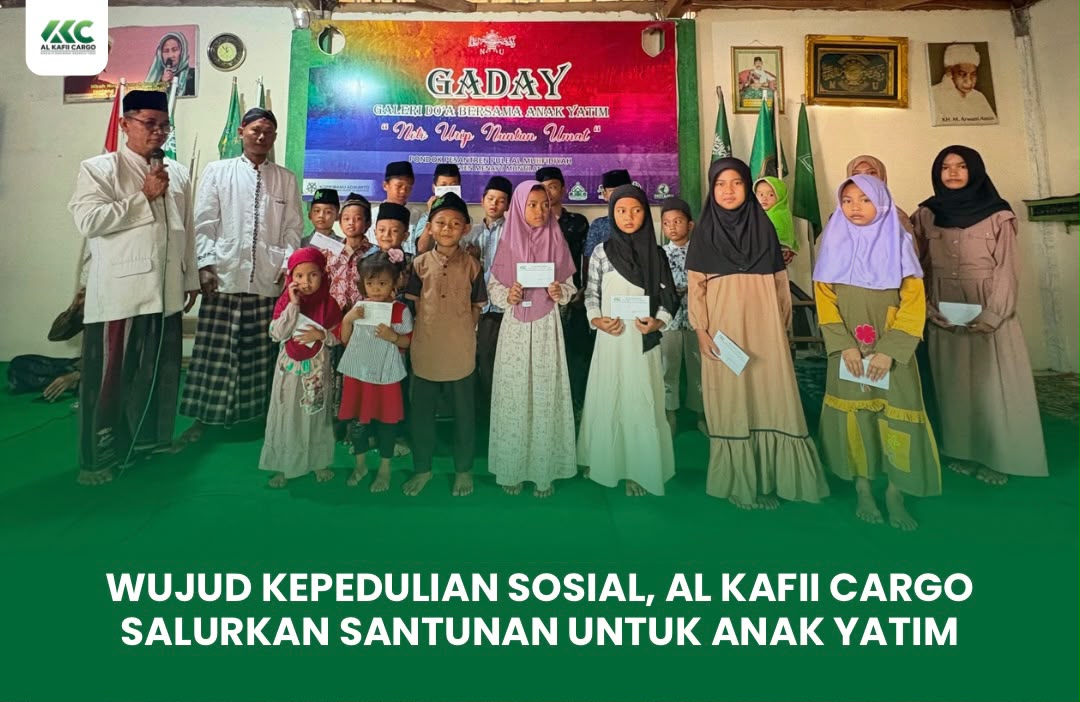 Wujud Kepedulian Sosial, Al Kafii Cargo Salurkan Santunan untuk Anak Yatim