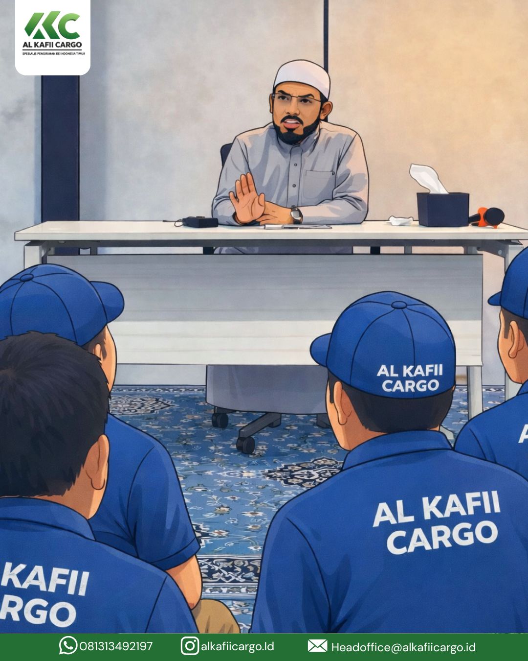 Al Kafii Cargo Rutin Mengadakan Kajian: Menjaga Nilai Spiritual di Tengah Kesibukan